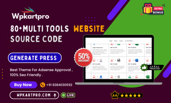 80+ Tools Website Source Code to Launch Your Multi-Tool Website In Min