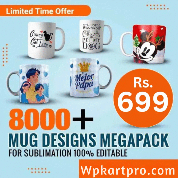 8000+ MUG DESIGNS MEGA PACK
