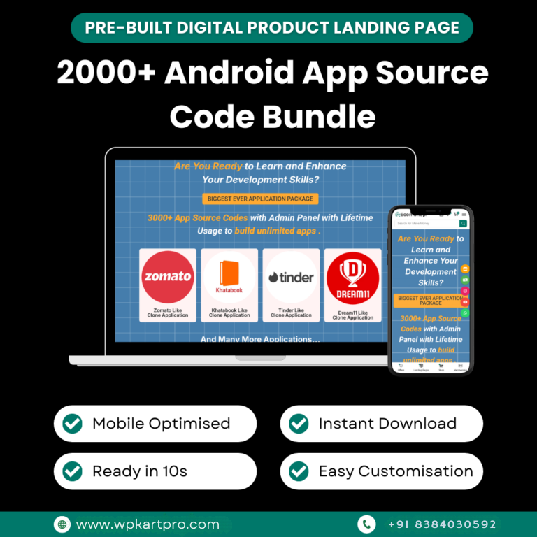 →-www.wpkartpro.com-6.png Landing Page – Android App Source Code Bundle - Image 1